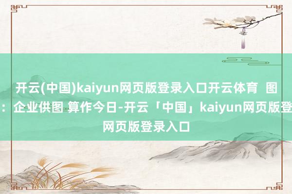 开云(中国)kaiyun网页版登录入口开云体育  图片开始：企业供图 算作今日-开云「中国」kaiyun网页版登录入口